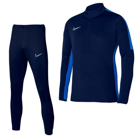 nike dry academy trainingspak kids donkerblauw wit|Nike Dri.